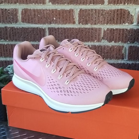 Nike Air Zoom Pegasus 34 Running Wide Width Pink - Picture 10 of 10